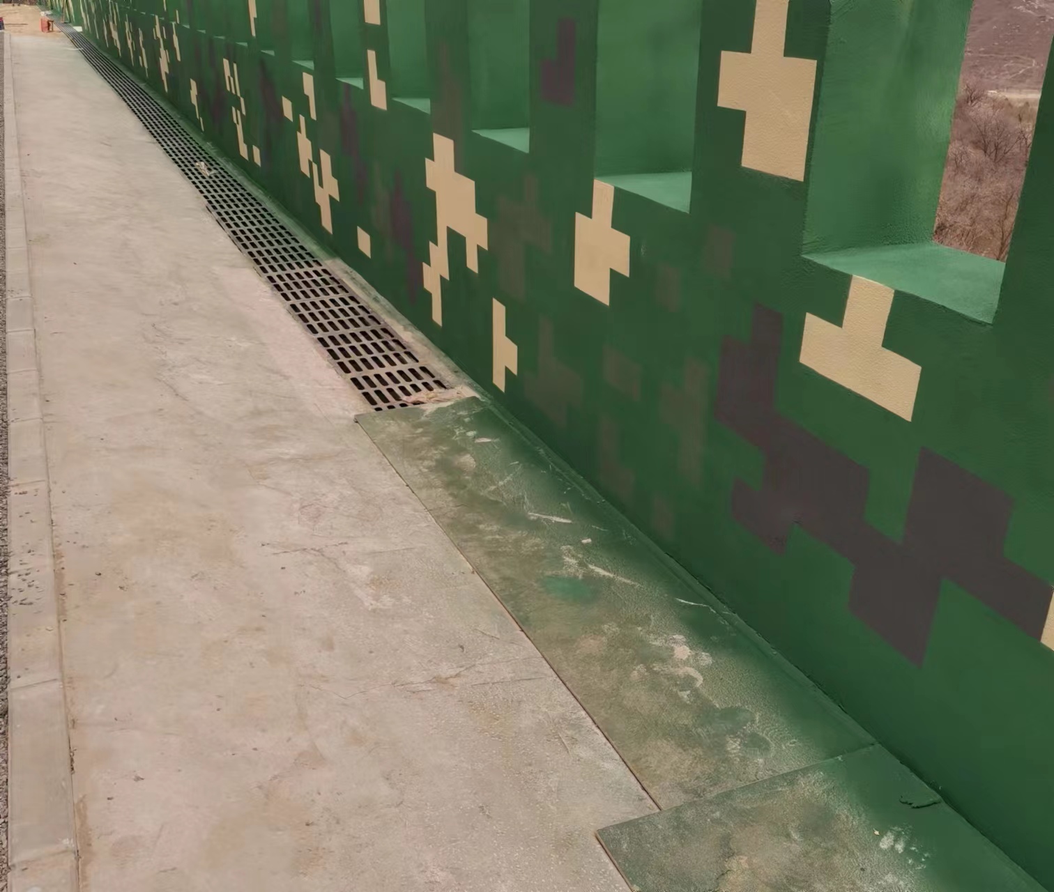 唐山围墙迷彩喷涂,数迷彩漆